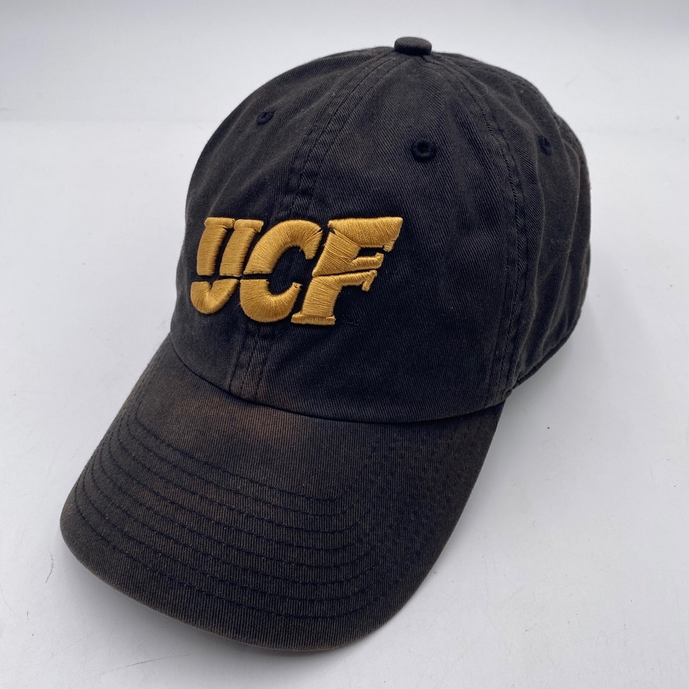UCF Knights Twins Enterprise The Franchise Fitted Hat Large faded Black Gold